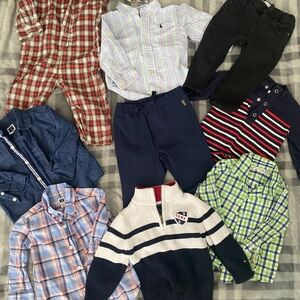 Huge Lot Polo, Gap, Janie and Jack and Zara 12 month